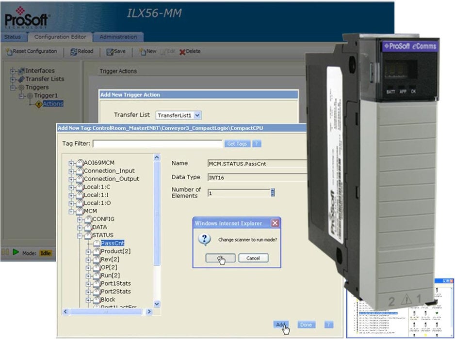 ILX56MM, with its new Message Manager, ProSoft Technology revolutionize data transfer from protocol to protocol